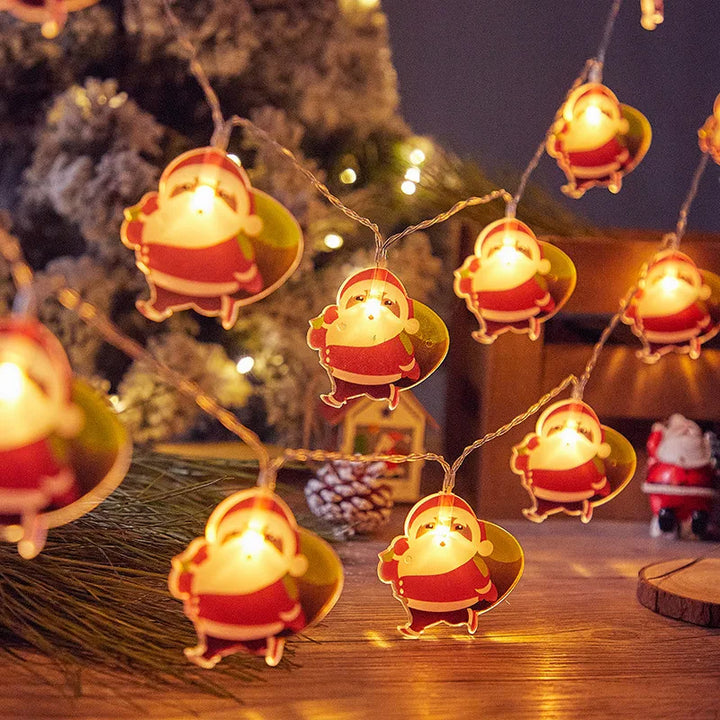Rynx Christmas Tree LED Fairy Light String 1.5M 10LED Xmas Hanging Light Fairy Light Garland Home Decor Ornament New Year Gifts