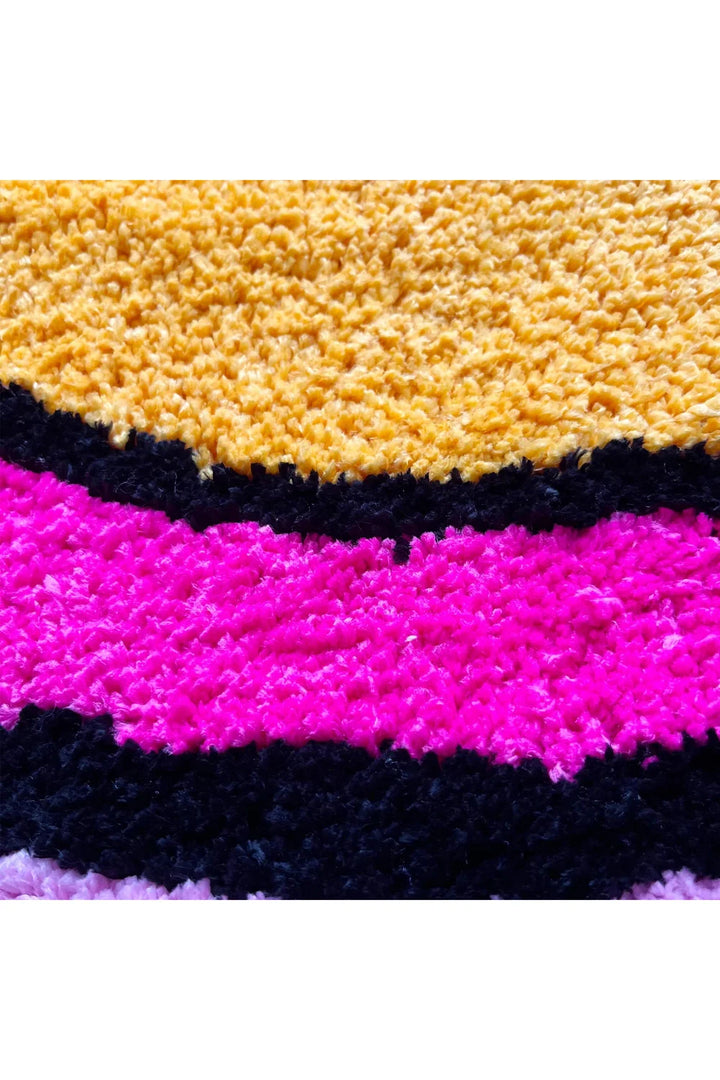 Lisslune | Bomb Pink Cartoon Rug