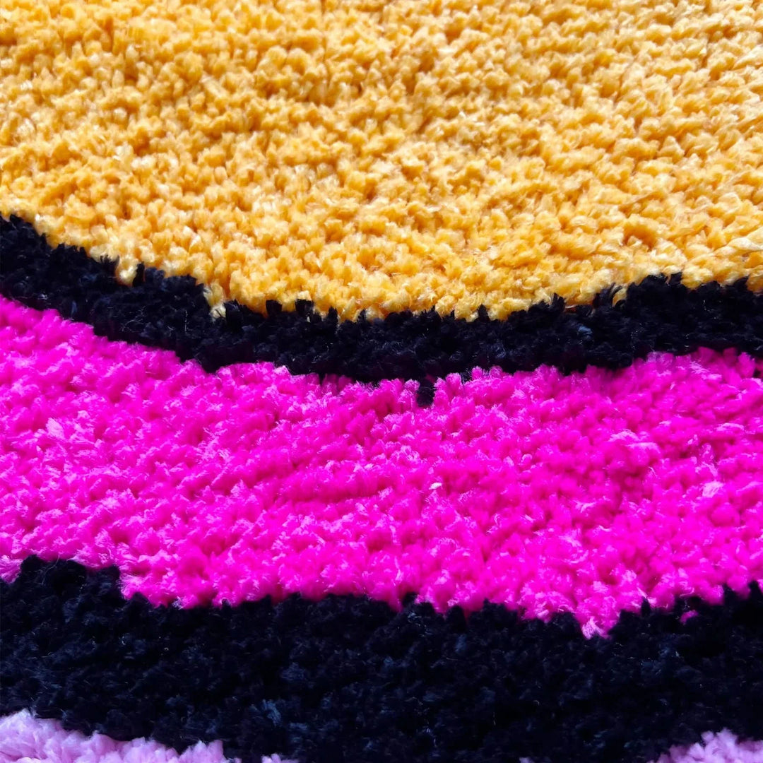 Lisslune | Soft Plush Carpet with Fun Playful Design