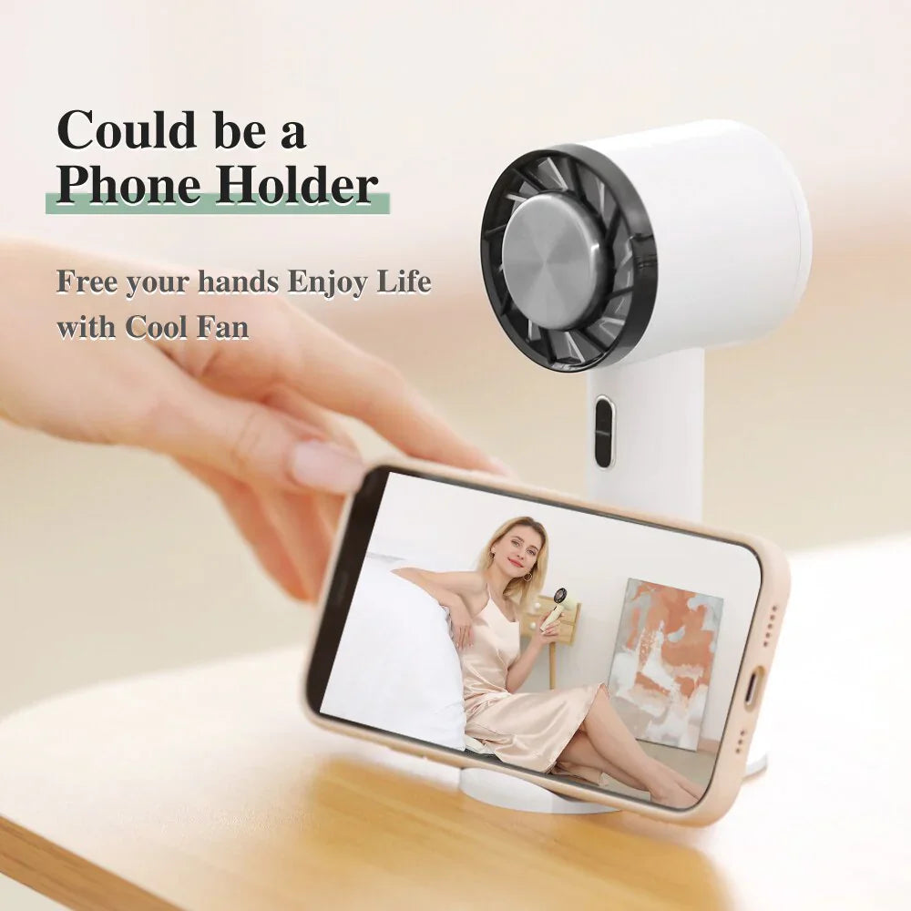 Lisslune | Portable Air Conditioner Cooling Fan | Compact, Lightweight & Ideal for Home, Office & Outdoor Use | Portable Handheld Fans