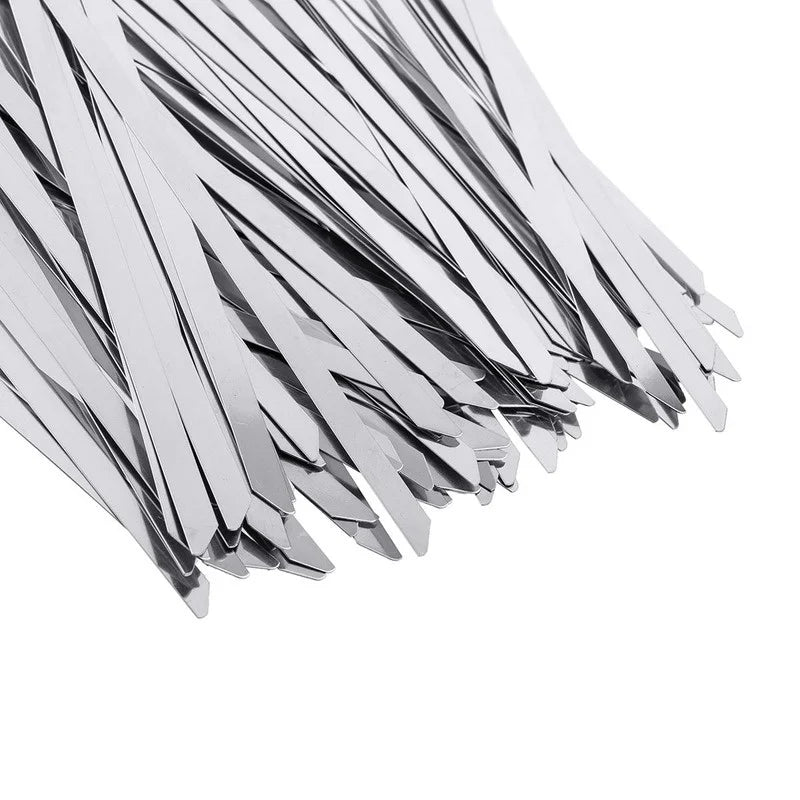 Lisslune | Heavy-Duty Stainless Steel Cable Zip Ties