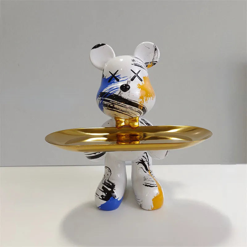 Lisslune | BearServe - Bear Sculpture with Tray