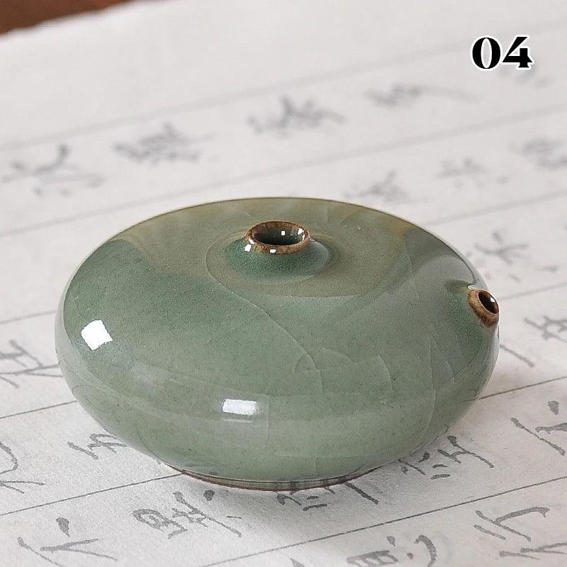 Lisslune | Artisans Water Drop Ceramic Ink Stone for Creative Inspiration