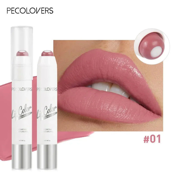 Rynx | 1PC Multicolored Moisturizing Lipstick - Gentle, Rich Shades, Versatile, Non-sticky Cup, Suitable for Daily Use and Travel