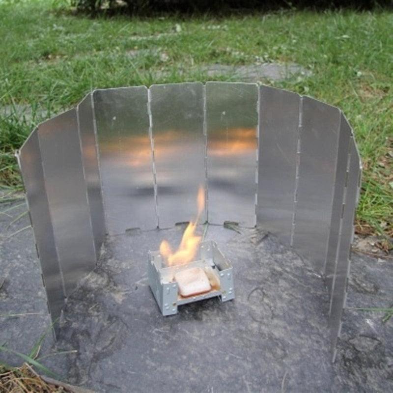 Lisslune | Aluminum alloy windscreen for improved outdoor cooking performance