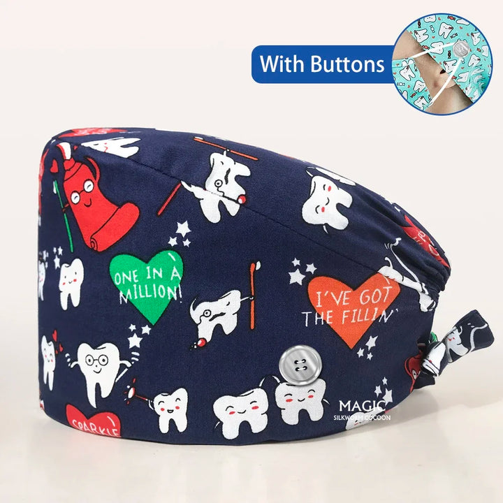 Lisslune | Tooth pressure customizable medical hats for dental and caregiving use