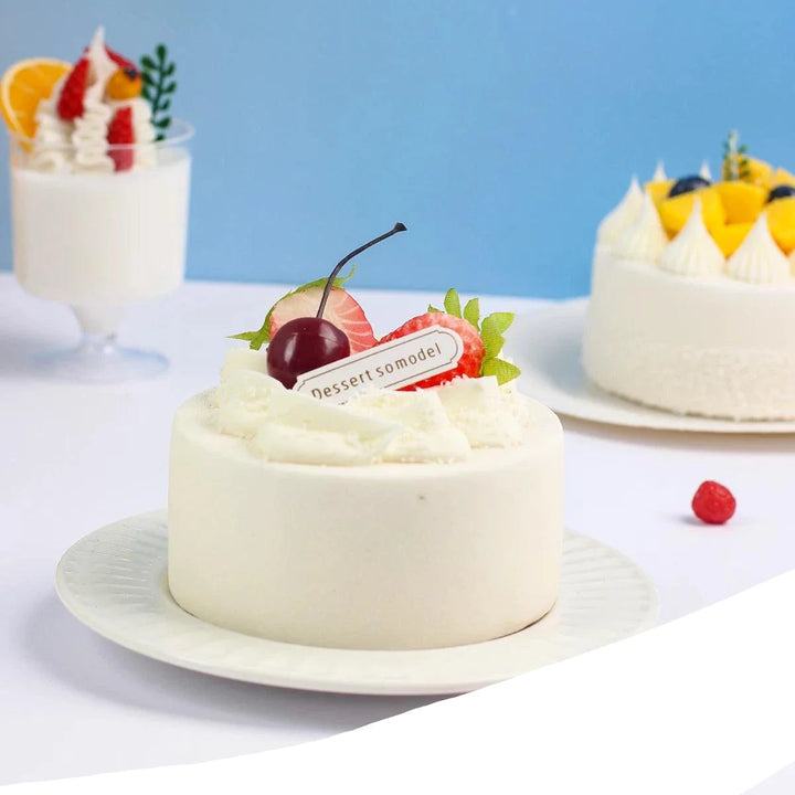 Lisslune | Realistic Artificial Sea Salt Room Cake Model - Ideal for Events, Home Decor, and Restaurant Displays