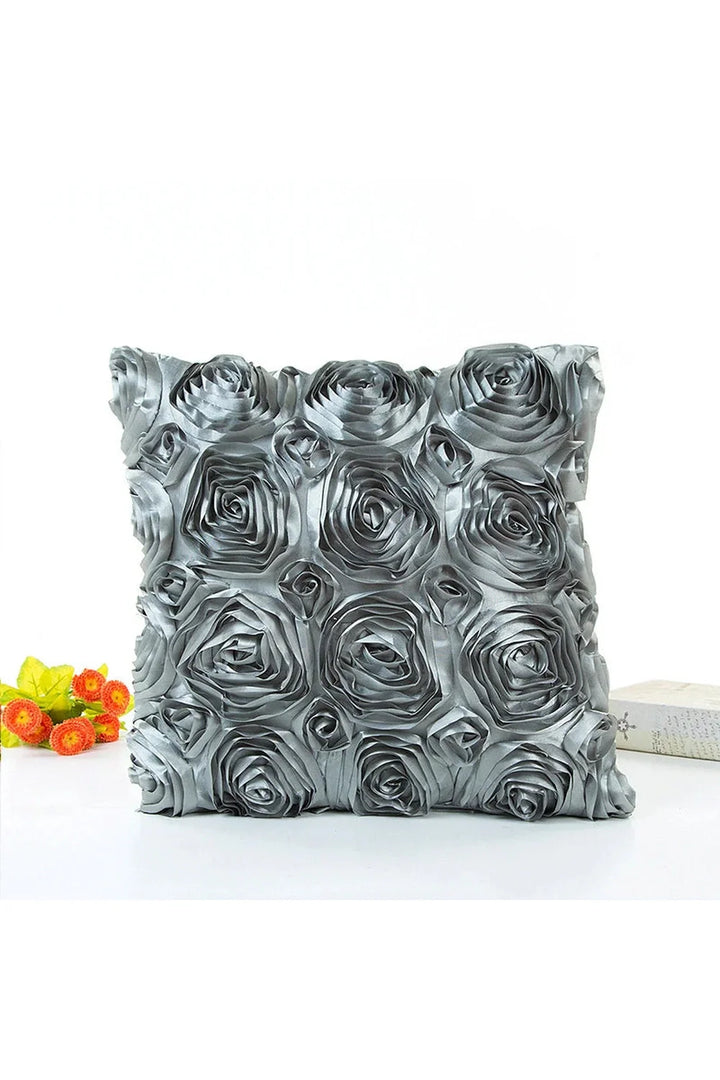 Lisslune | 3D Rose pillow cover