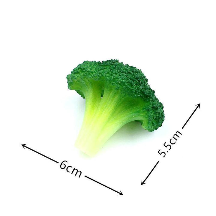 Lisslune | Levens echte kunstmatige groenteset - Realistic tomato, corn, and broccoli for restaurant displays and photography