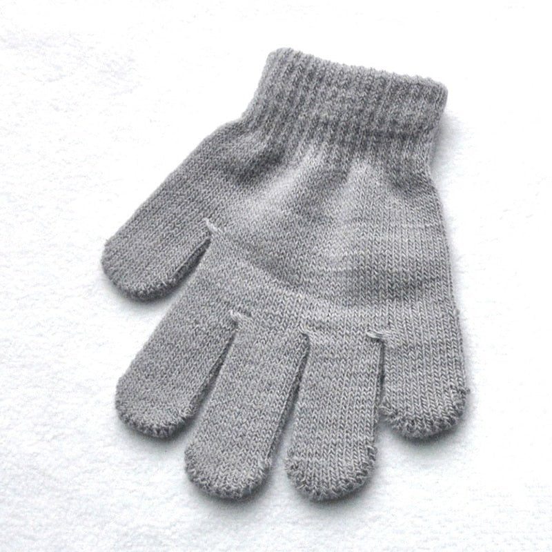 Lisslune | Toddler Wool Gloves with Individual Fingers (3-6 Years)