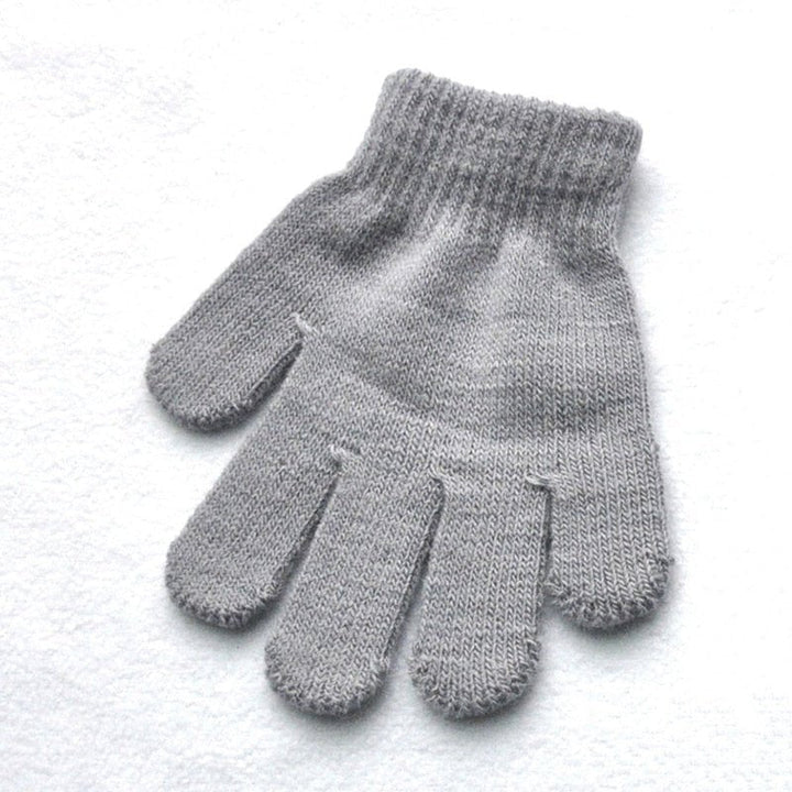 Lisslune | Toddler Wool Gloves with Individual Fingers (3-6 Years)