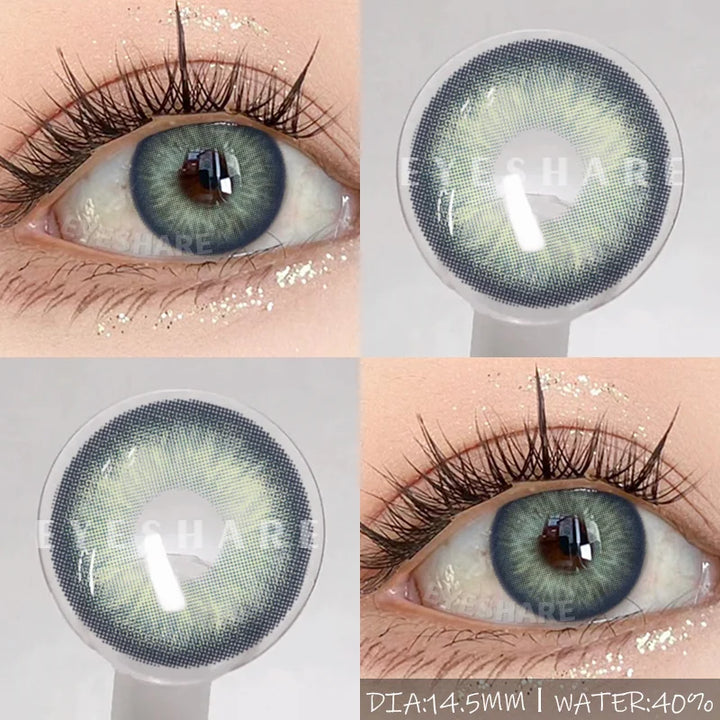 Rynx | Naturally colored contact lenses for the eyes 1 pair brown pupil contact lenses Fashion blue lenses annually cosmetic gray contact lenses