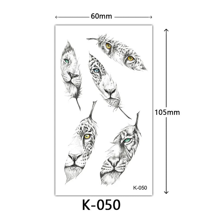 Rynx | New Temporary Tattoo Stickers Sexy Totem Butterfly Dreamcatcher Transfer Flash Tattoo Women Neck Hand Body Art Artificial Tattoos Men