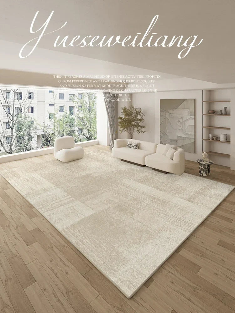 Rynx | Luxurious High-End Modern Style Large Living Room Rug Wabi-Sabi Style Coffee Table Rug Nordic Sofa Bedroom Rugs