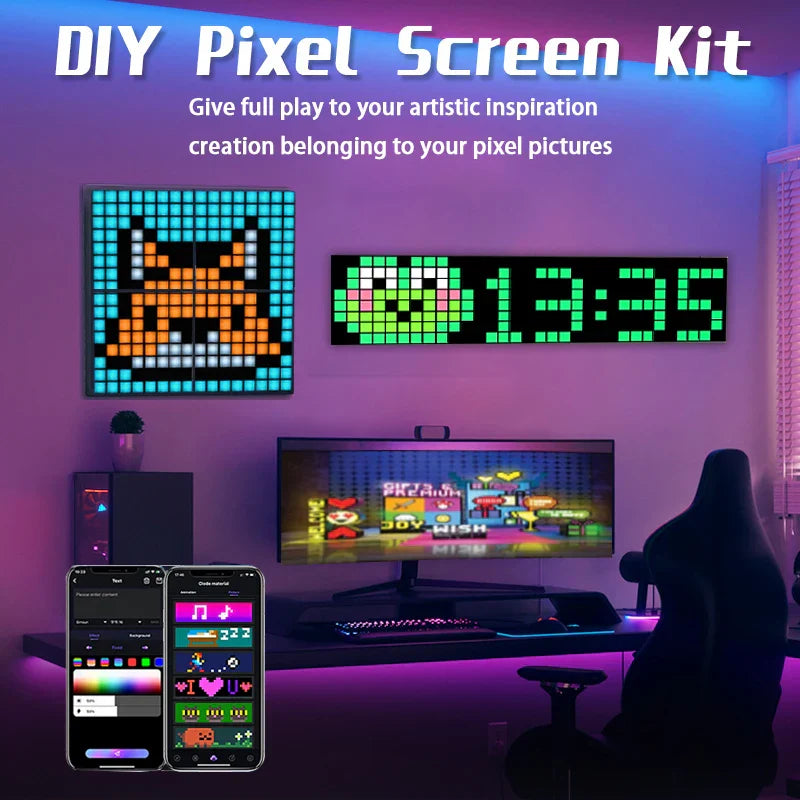 Lisslune | Pixel Art LED Home Decor Smart Display