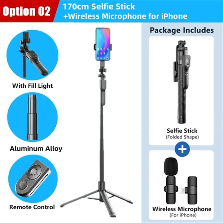 Lisslune | Wireless Selfie Stick Tripod
