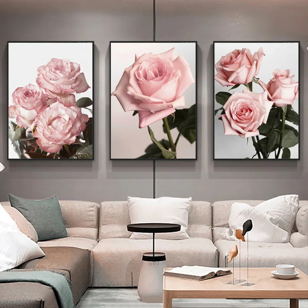 Lisslune | Rose Canvas Poster