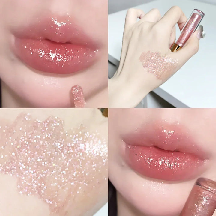 Rynx | Moisturizing, volumizing and sparkling lip gloss, water-glossing mirror lip shine, moisturizing and hydrating lip oil for sensual lips