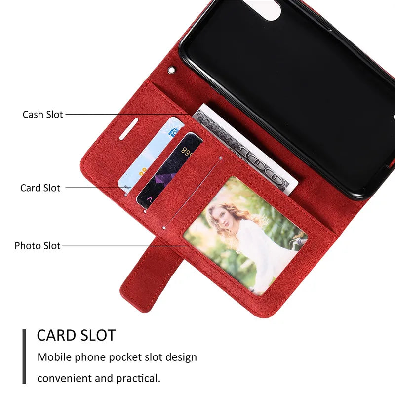 Lisslune | Flip Magnetic Leather Cover for Samsung Galaxy A Series