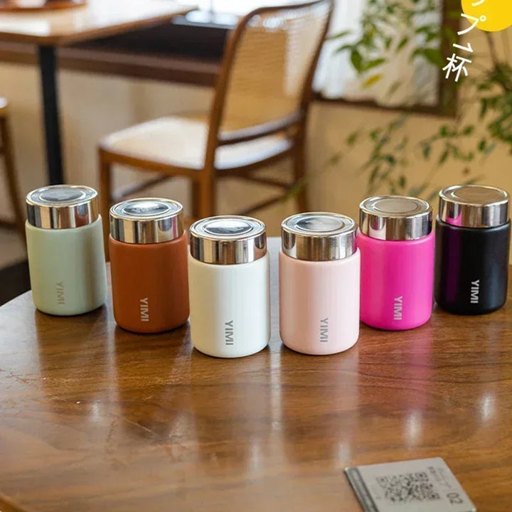 Lisslune | 230ml Mini 316 Stainless Steel Portable Thermos - Pocket Vacuum Bottle