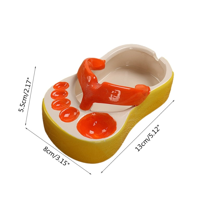 Lisslune | Ceramic Flip Flop Food Serving Bowl