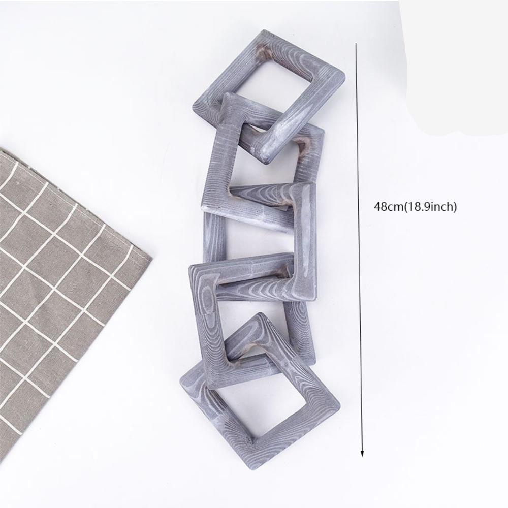 Lisslune | Modern Wooden Chain Link Decor