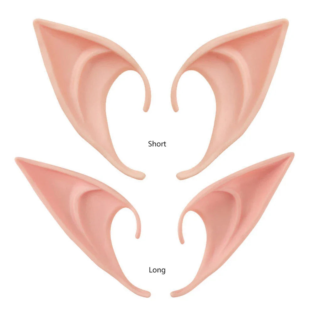 Rynx | Halloween Cosplay Latex Fairy Angel Elf Ears Masquerade Party Costumes Halloween Party Decoration Accessories Photo Props Children's Gift