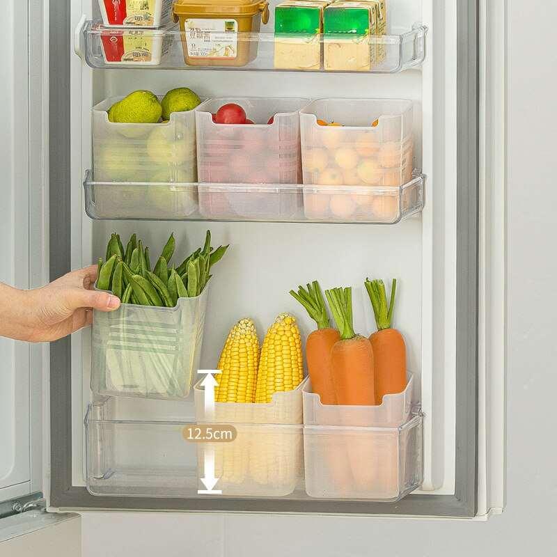 Lisslune | Refrigerator Side Door Food and Vegetable Organizer for Optimal Space Utilization