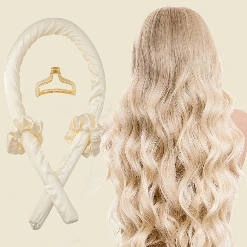 Lisslune | Silky Curls Without Heat – Flexible Curling Rod For Gentle Waves