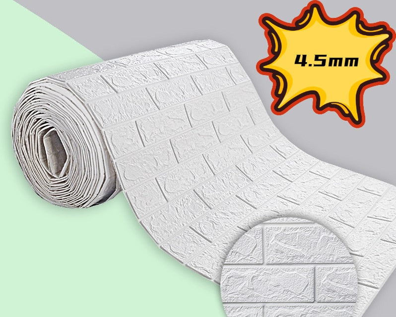 Lisslune | 3D Self-Adhesive Soft Brick Wall Stickers