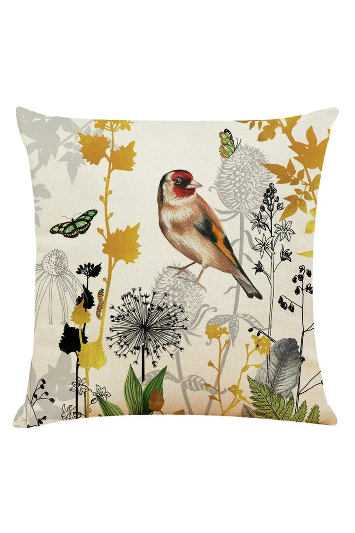 Lisslune | Bird Leaf Pillowcase