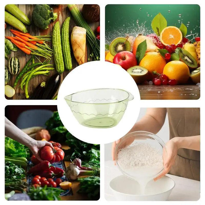 Lisslune | Ergonomic transparent rice cooker with fine drainage holes