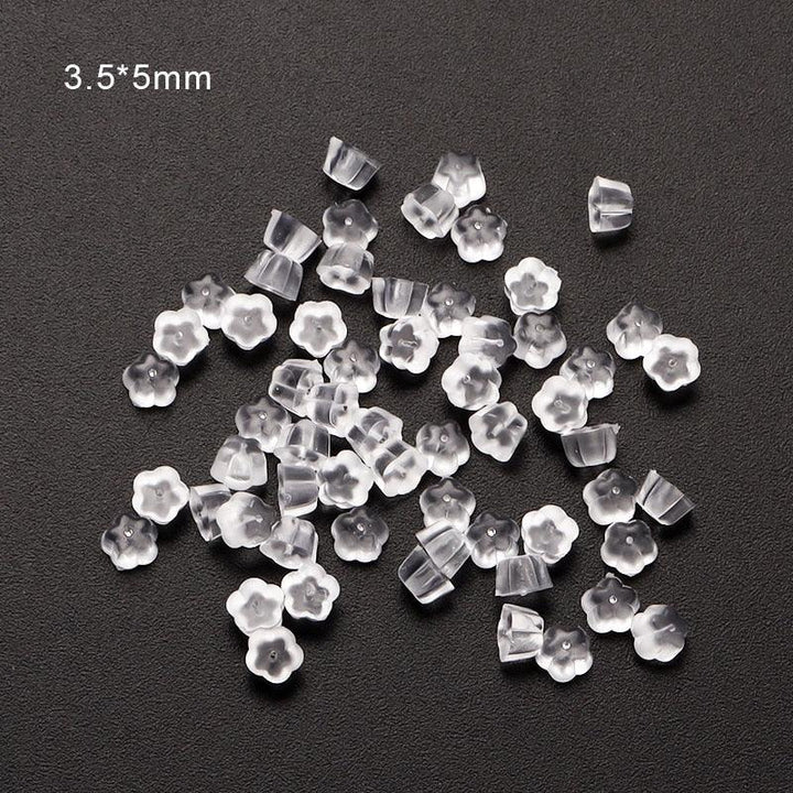 Lisslune | 500 Rubber Earring Back Stoppers: Essential Materials for Comfortable and Secure Jewelry Creations