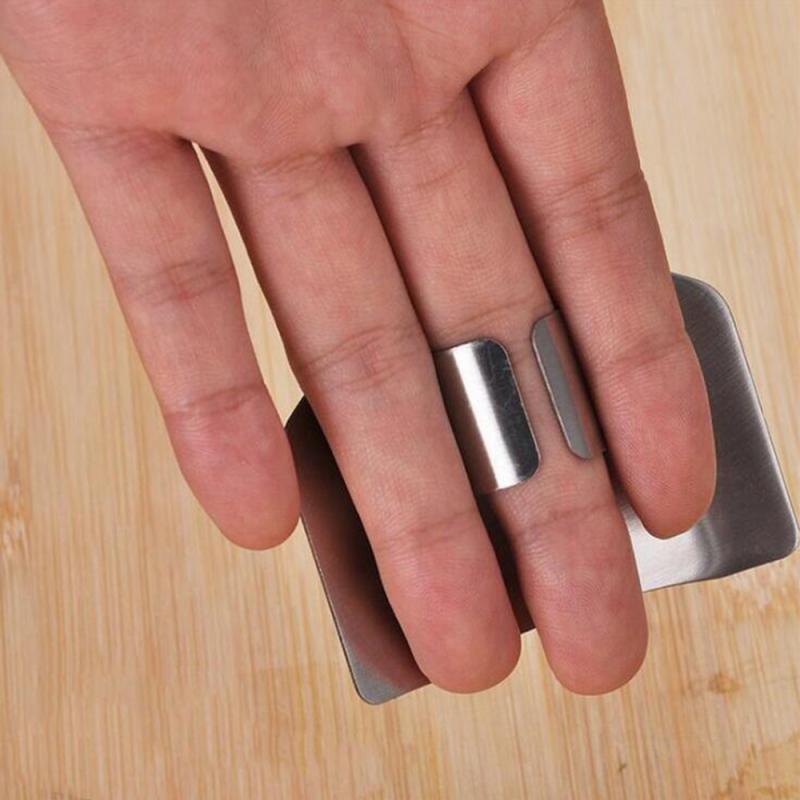 Lisslune | Stainless Steel Finger Protection Vegetable Slicer for Safe Kitchen Preparation
