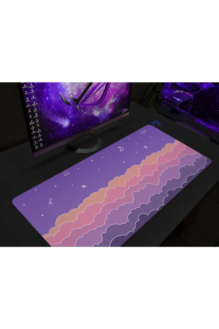 Lisslune | purple desk pad