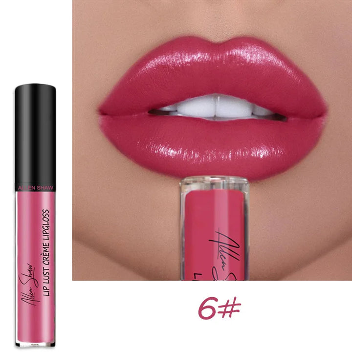 Rynx | 12 Colors Sexy Women's Lipstick Waterproof Long-lasting Moisturizing Lip Gloss Vivid Color Lip Gloss Women's Make-up maquiagem