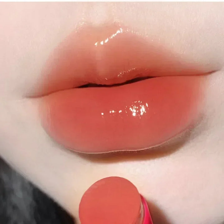 Rynx | Jelly Lipstick Moisturizing Mirror Water Light Solid Lip Gloss 8 Colors Crystal Tea Red Brown Lip Lacquer Tint Lip Balm Makeup