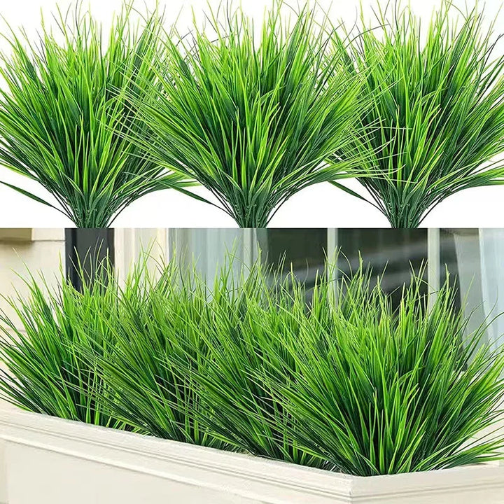Lisslune | Artificial Wheat Grass Plant Made of Plastic – Decorative Grass for Garden, Home and Outdoor Area