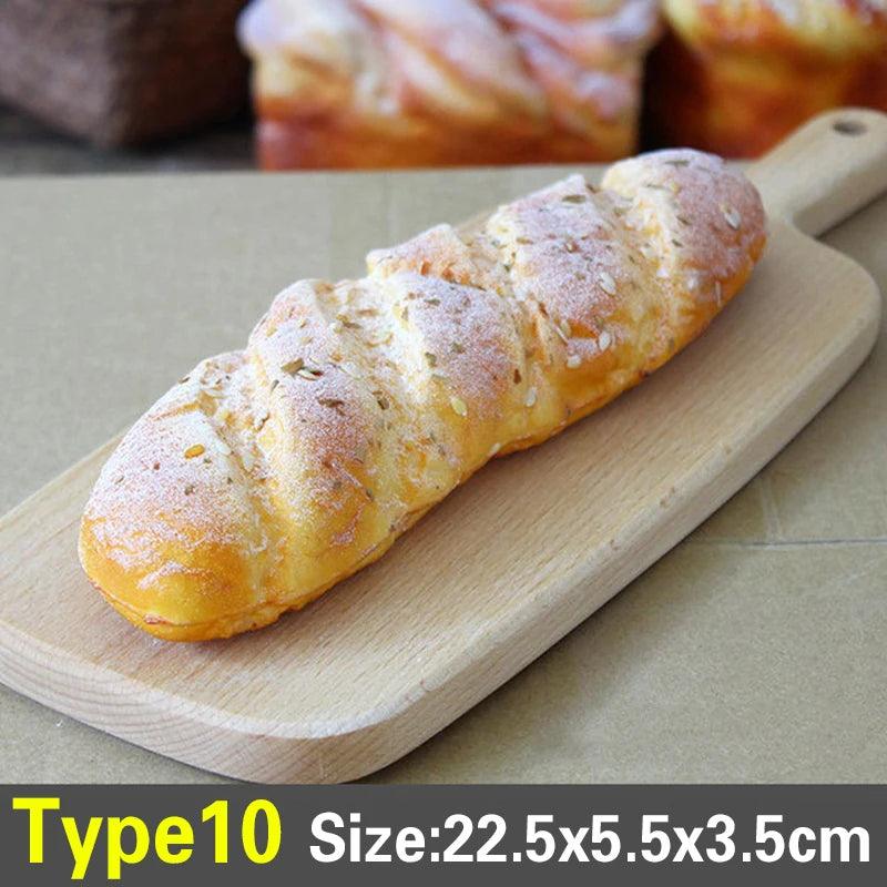 Lisslune | Elegant Artificial French Baguette Home Decoration for Kitchen and Display