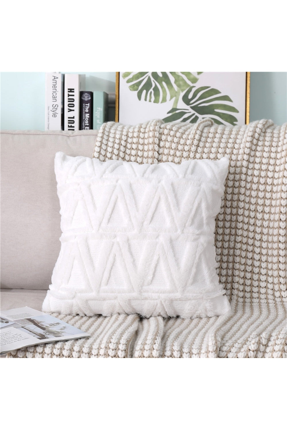 Lisslune | Rattan Plush Pillowcase