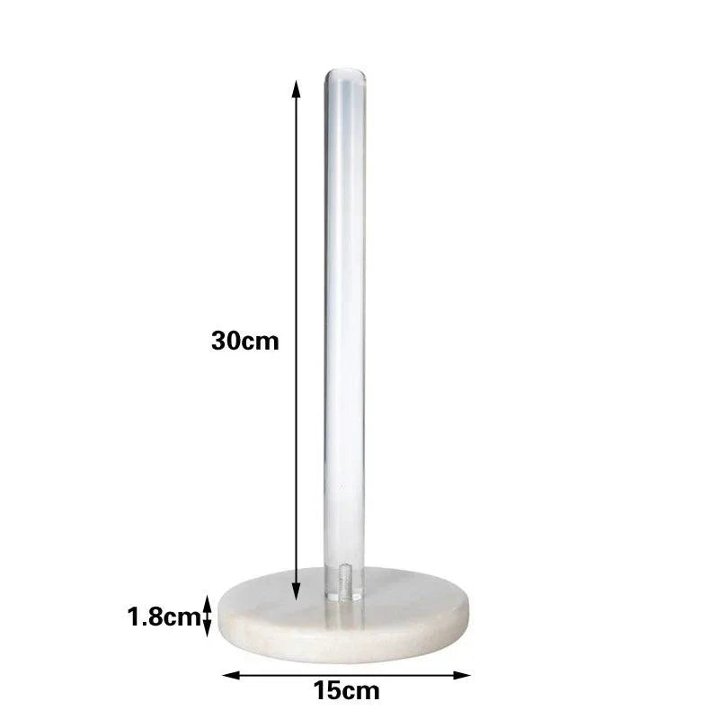 Lisslune | Elegant stainless steel paper roll holder for kitchen and bathroom