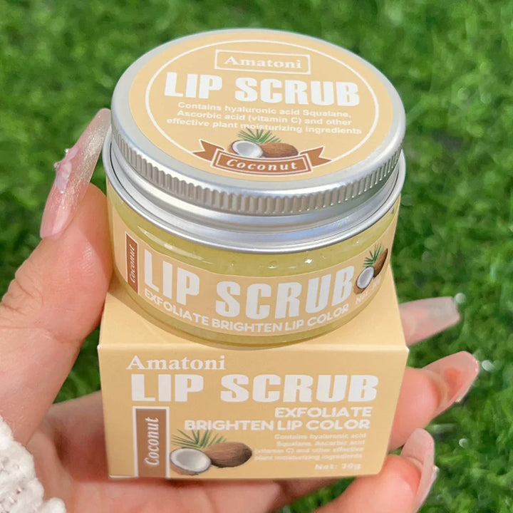 Rynx | Hydrating Fruit Flavor Lip Scrub Reduces fine lines of the lips Moisturizes Nourishing Exfoliating dead skin Lip balm Lip mask Makeup
