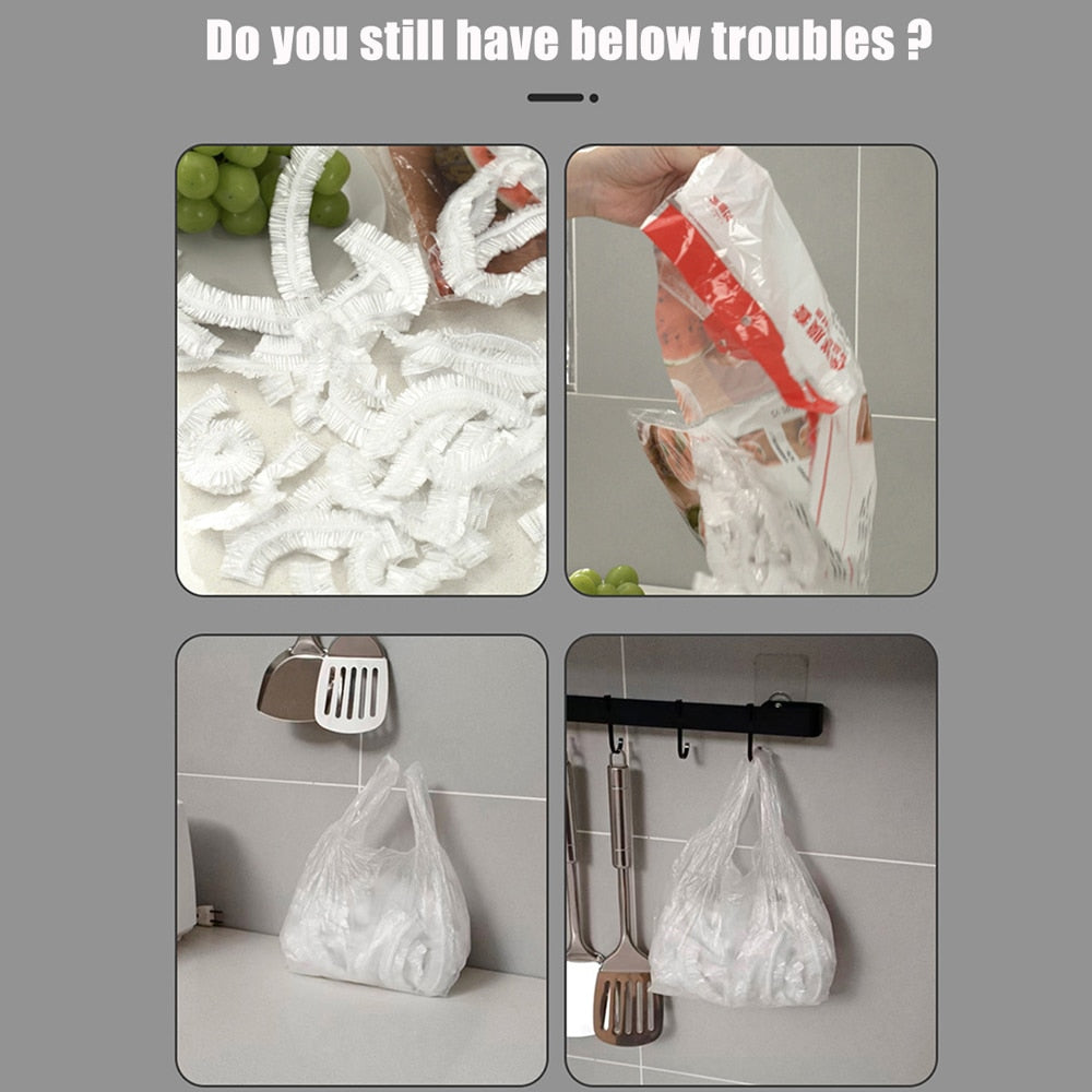 Lisslune | Self-Adhesive Plastic Bag Storage Dispenser