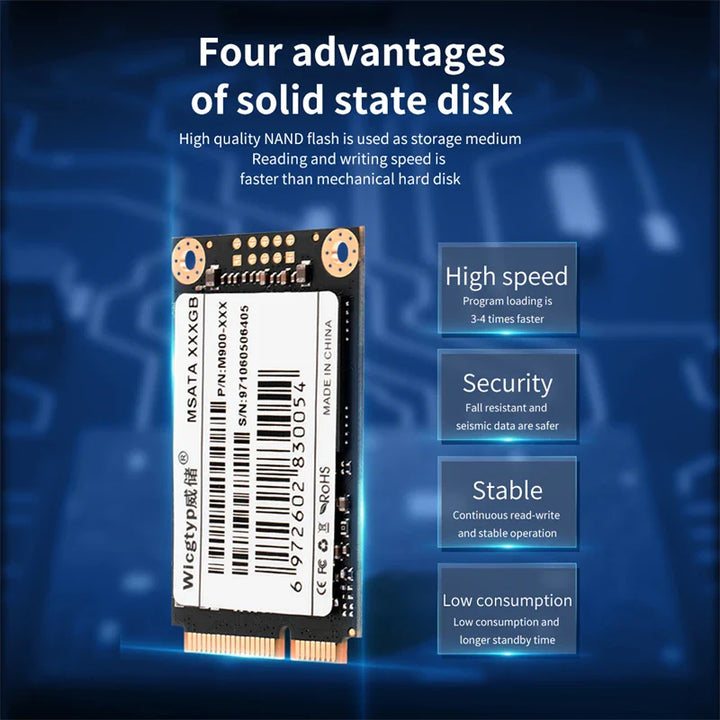 Skorter | mSATA SSD Compact Internal Storage Solution Hard Drive