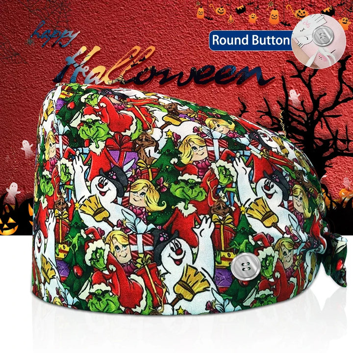Lisslune | Surgical Skull Print Apron with Adjustable Design and Button