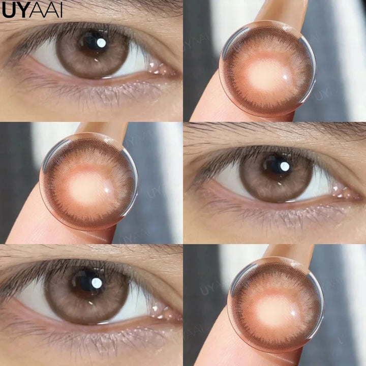 Rynx | 1 Pair Korean Lenses Black Spots Green Lenses Blue Lenses Gray Lenses Brown Lenses Colored Contact Lenses