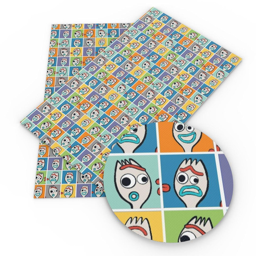 Lisslune | Premium Cartoon Theme Synthetic Leather Craft Set with Waterproof PVC - Handicraft Treasures