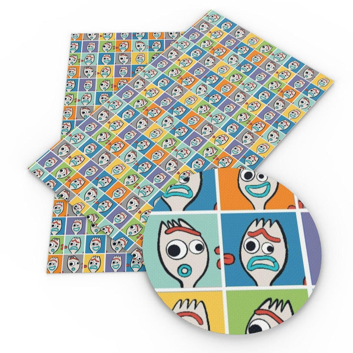 Lisslune | Premium Cartoon Theme Synthetic Leather Craft Set with Waterproof PVC - Handicraft Treasures