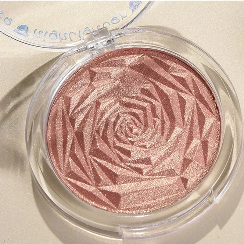 Rynx | 6 Colors Highlighter Powder Diamond Glitter Palette Makeup Face Contour Shimmer Illuminator Ginger Highlight Cosmetics New