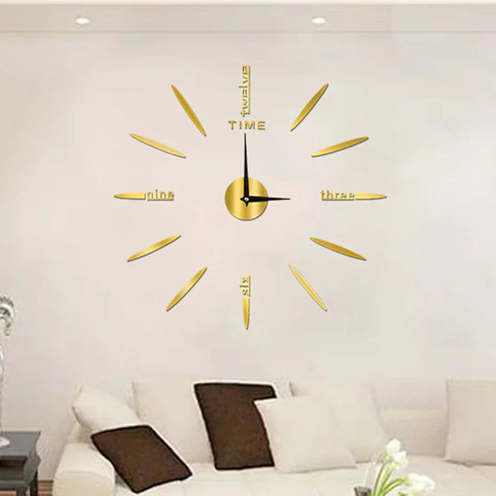 Lisslune | New large unique style acrylic wall clock